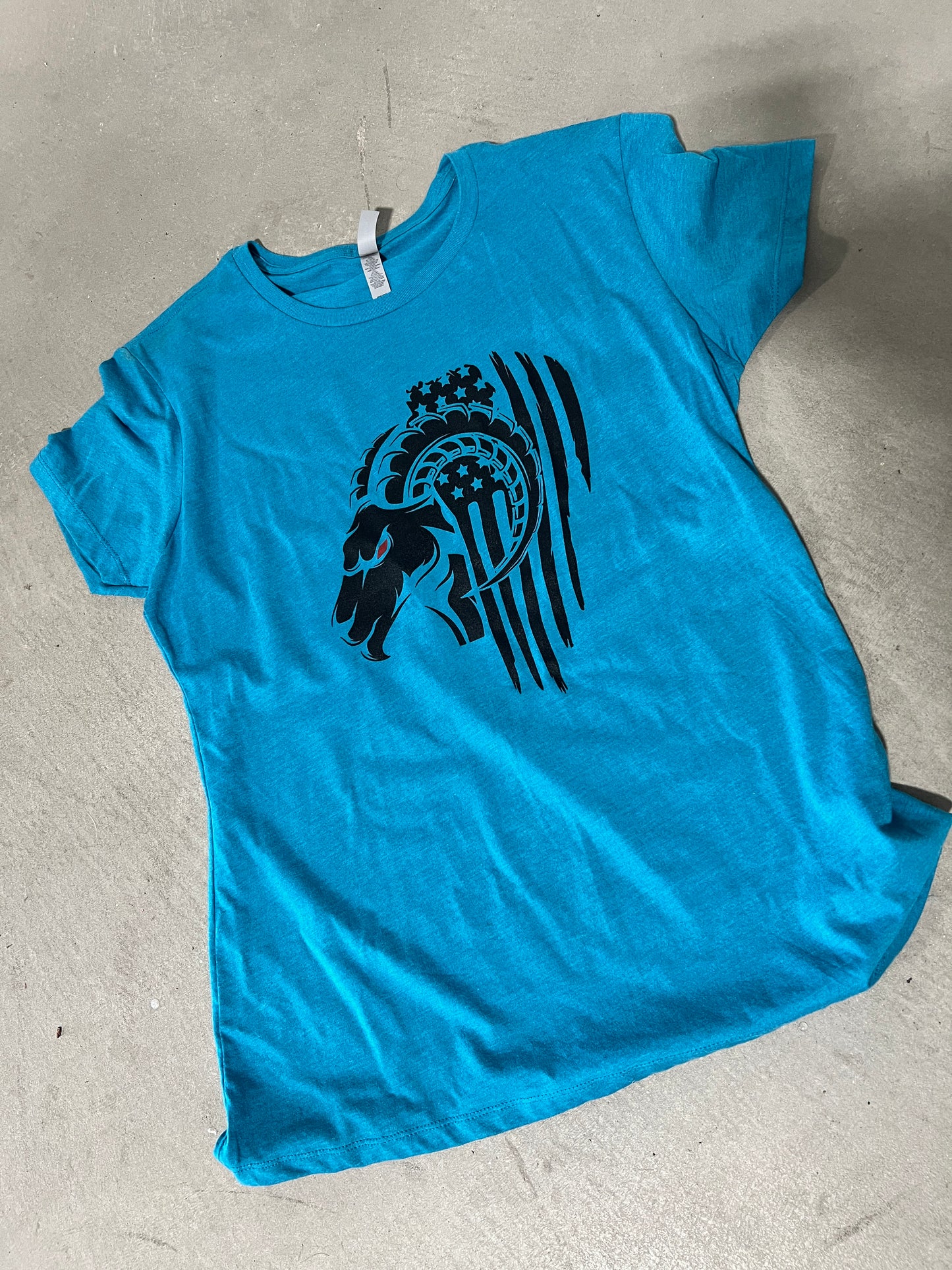 Teal Flag Shirt